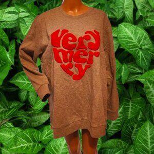 NWT Lane Bryant Very Merry Sweatshirt